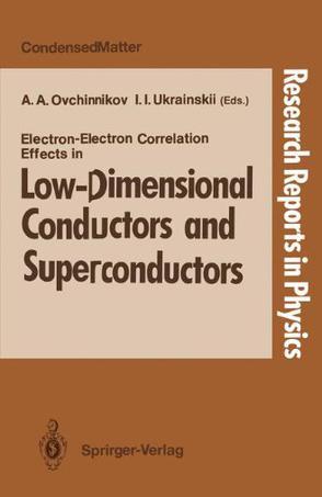 Electron-electron correlation effects in low-dimensional conductors and superconductors