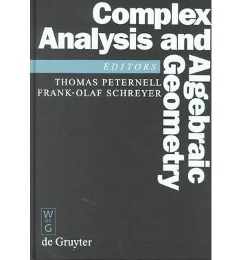 Complex analysis and algebraic geometry a volume in memory of Michael Schneider