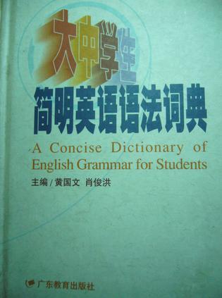 大中学生简明英语语法词典