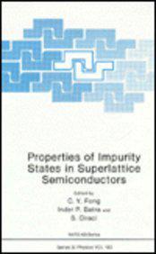 Properties of impurity states in superlattice semiconductors