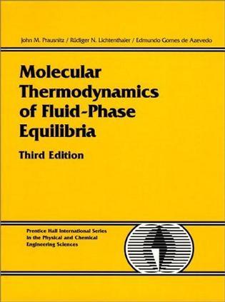 Molecular thermodynamics of fluid-phase equilibria.