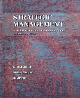 Strategic management a managerial perspective