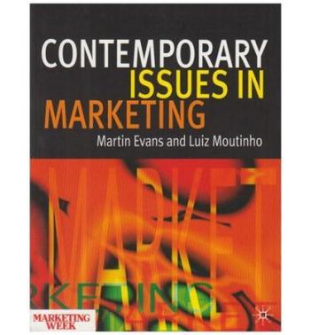 Contemporary issues in marketing