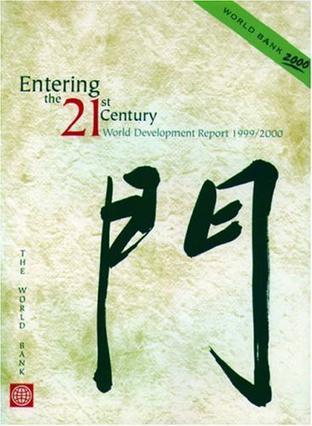 Entering the 21st century World development report, 1999/2000.