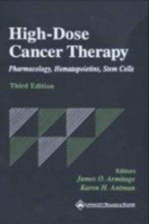 High-dose cancer therapy pharmacology, hematopoietins, stem cells