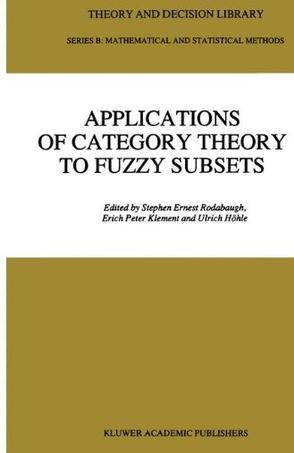 Applications of category theory to fuzzy subsets