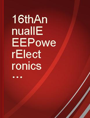 16th Annual IEEE Power Electronics Specialists Conference PESC'85 record, Universite Paul Sabatier, Toulouse, France, June 24-28, 1985