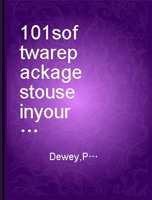 101 software packages to use in your library descriptions, evaluations, and practical advice