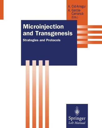 Microinjection and transgenesis strategies and protocols