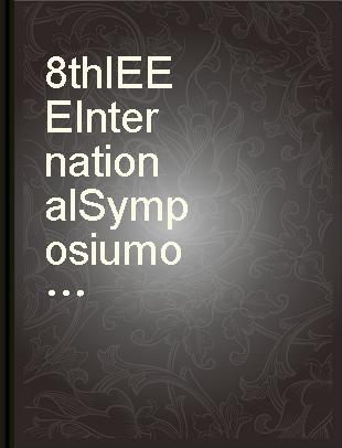 8th IEEE International Symposium on High Performance Electron Devices for Microwave and Optoelectronic Applications EDMO 2000 : [13-14 November, 2000, University of Glasgow]