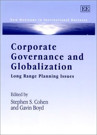 Corporate governance and globalization long range planning issues