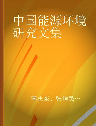 中国能源环境研究文集