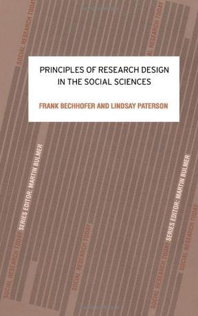 Principles of research design in the social sciences