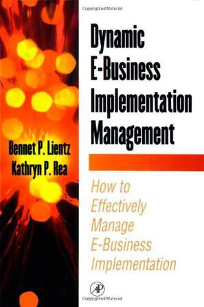 Dynamic e-business implementation management how to effectively manage e-business implementation