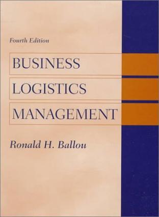 Business logistics management planning, organizing, and controlling the supply chain