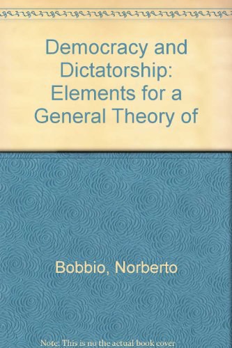 Democracy and dictatorship the nature and limits of state power