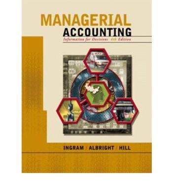 Managerial accounting information for decisions