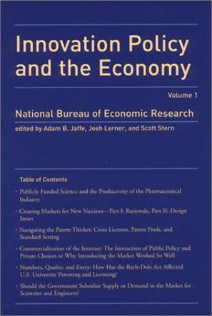 Innovation policy and the economy. vol. 1