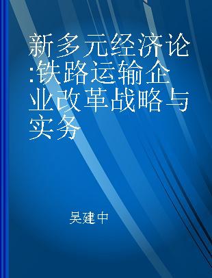 新多元经济论 铁路运输企业改革战略与实务