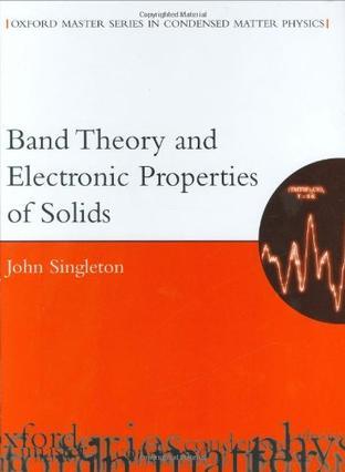 Band theory and electronic properties of solids