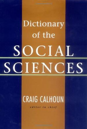 Dictionary of the social sciences