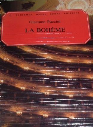 La Bohème an opera in four acts