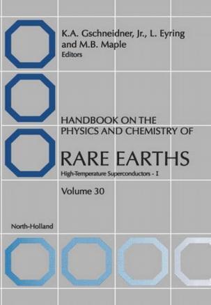 Handbook on the physics and chemistry of rare earths. Volume 30