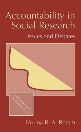 Accountability in social research issues and debates