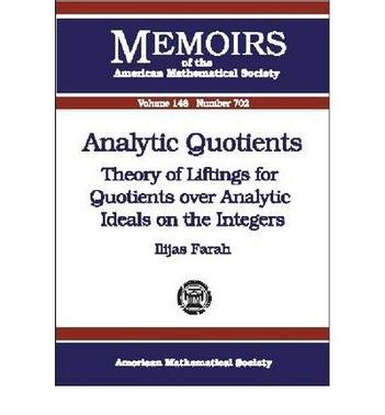 Analytic quotients theory of liftings for quotients over analytic ideals on the integers