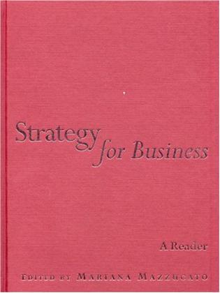 Strategy for business a reader