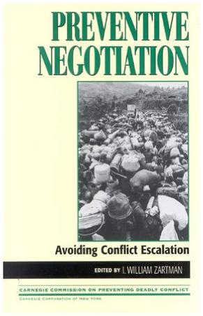 Preventive negotiation avoiding conflict escalation