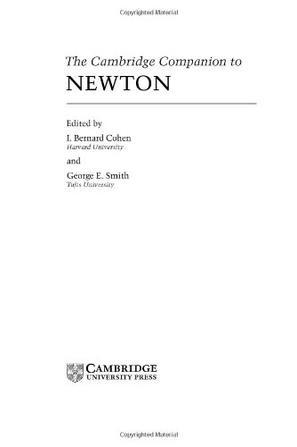 The Cambridge companion to Newton