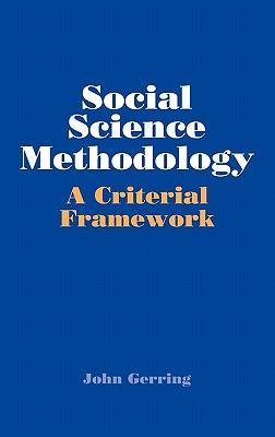 Social science methodology a criterial framework