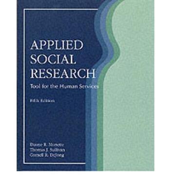 Applied social research tool for the human services