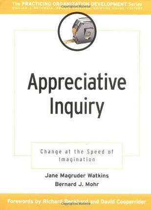 Appreciative inquiry change at the speed of imagination