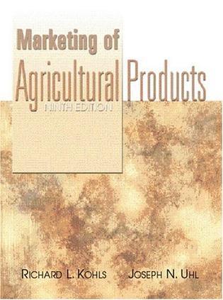 Marketing of agricultural products