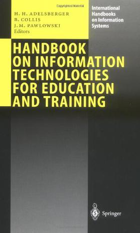 Handbook on information technologies for education and training