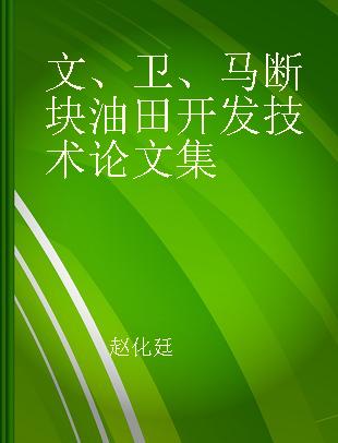 文、卫、马断块油田开发技术论文集