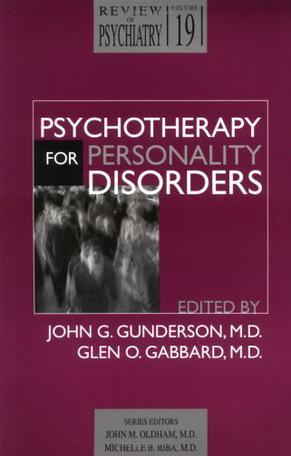 Psychotherapy for personality disorders