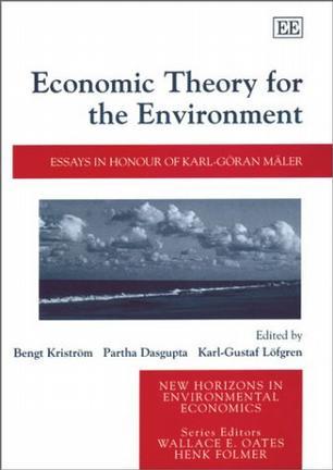Economic theory for the environment essays in honour of Karl-Göran Mäler