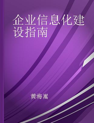 企业信息化建设指南