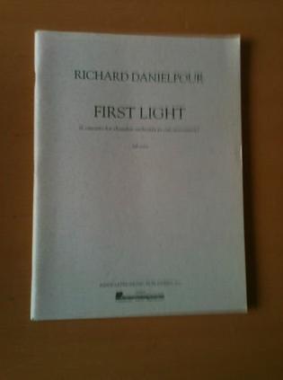 First light (concerto for chamber orchestra in one movement)