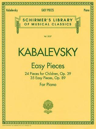 Easy pieces 24 pieces for children : op. 39 ; 35 easy pieces : op. 89 : for piano