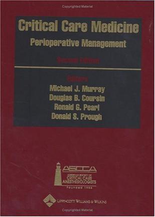 Critical care medicine perioperative management