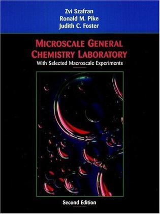 Microscale general chemistry laboratory with selected macroscale experiments