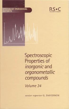 Spectroscopic properties of inorganic and organometallic compounds a review of the literature published up to late 1996. Volume 34