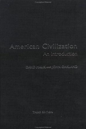 American civilization an introduction