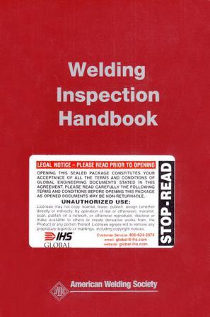 Welding inspection handbook