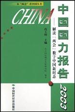 中国国力报告 2003 解读『两会』数字中国新时态