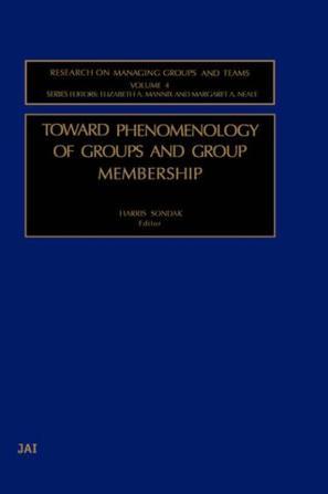 Toward phenomenology of groups and group membership